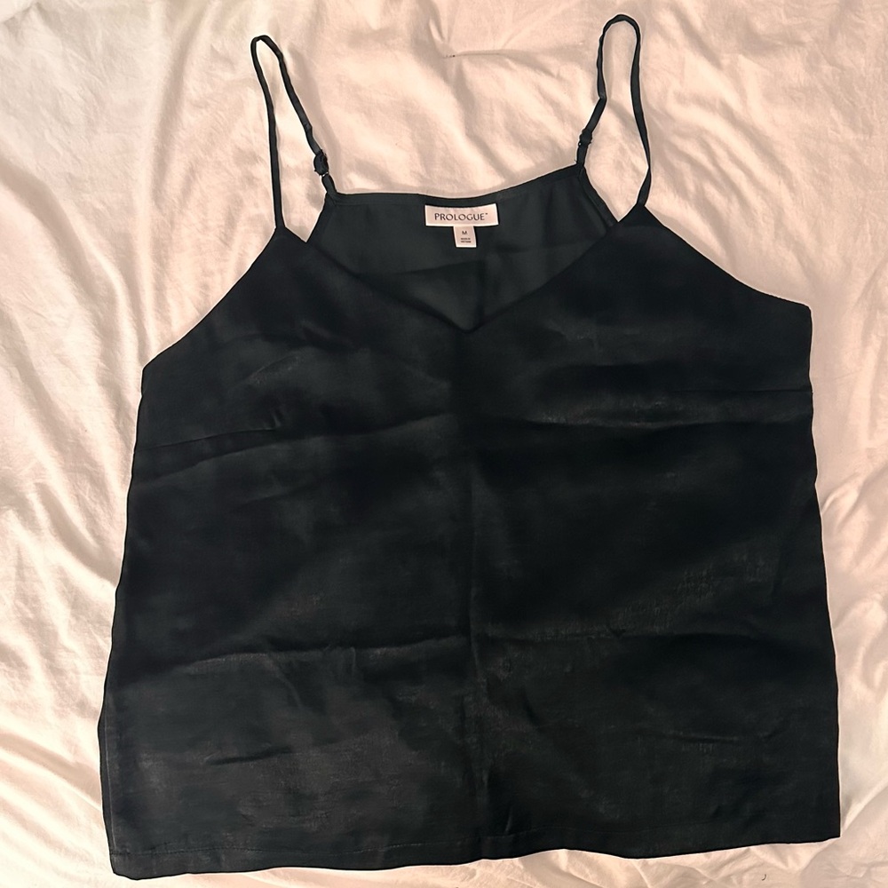 Prologue Elegant Black Camisole Top